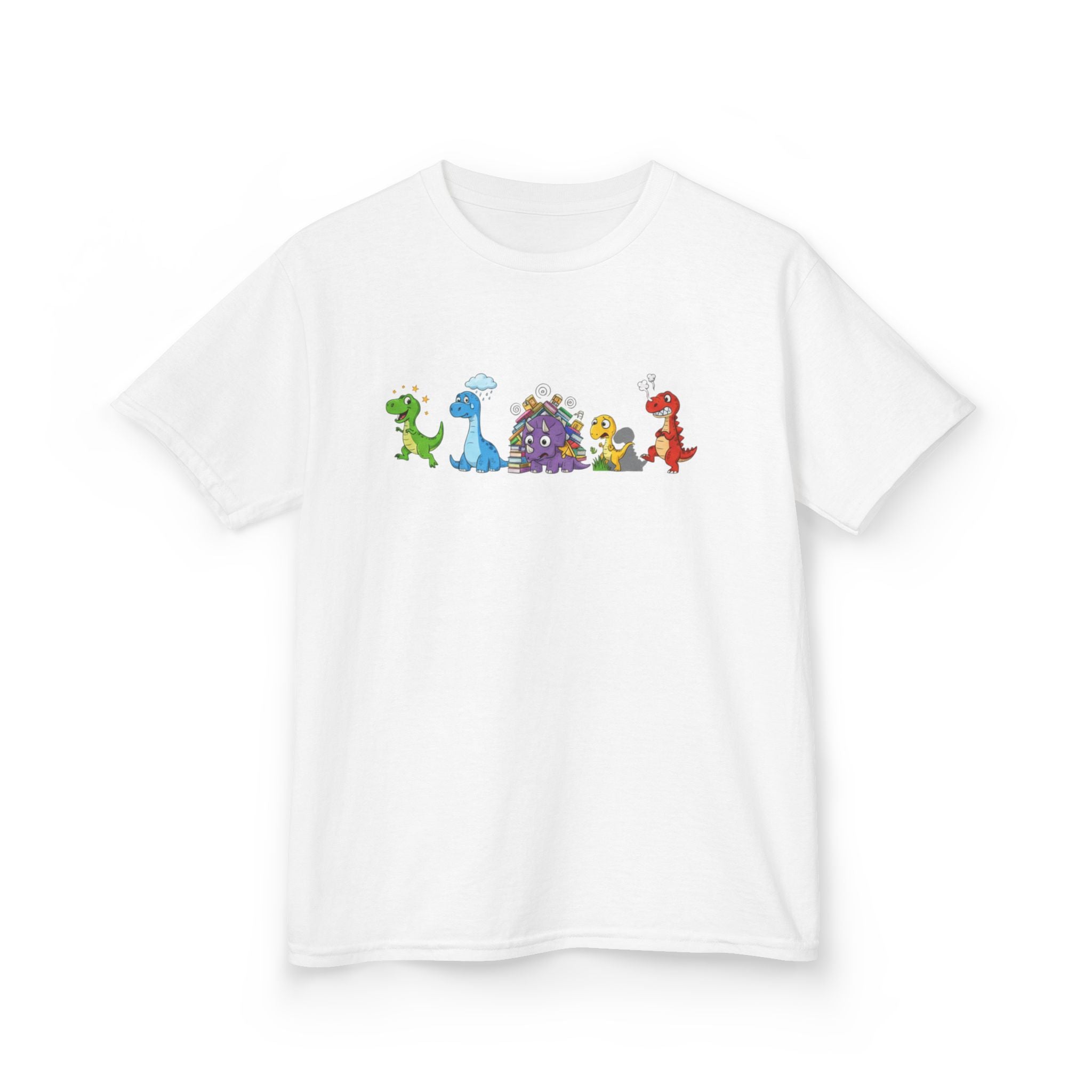 Kids Dino Emotion Communication Tee