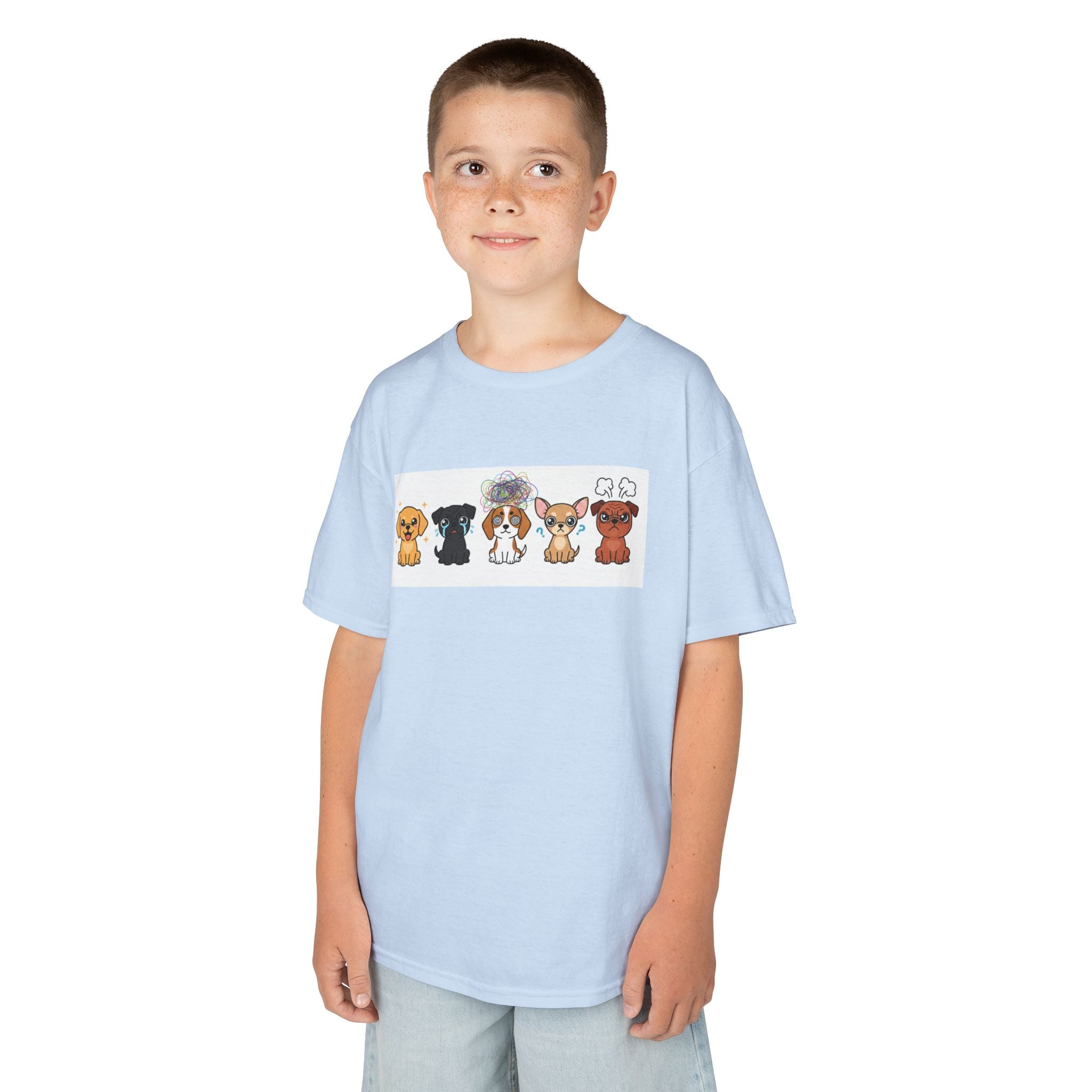 Kids Dog Emotion Communication Tee