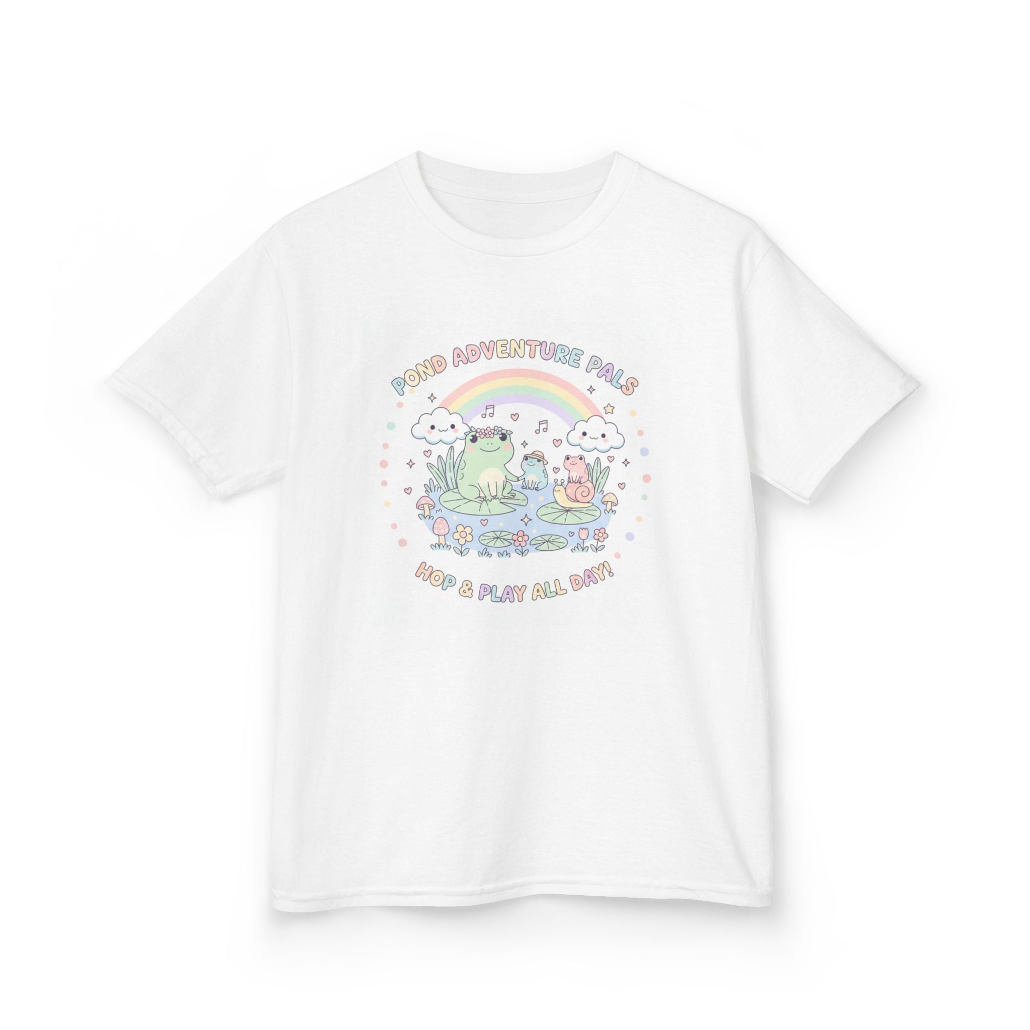 Designed by kids for kids - Playful frogs tee