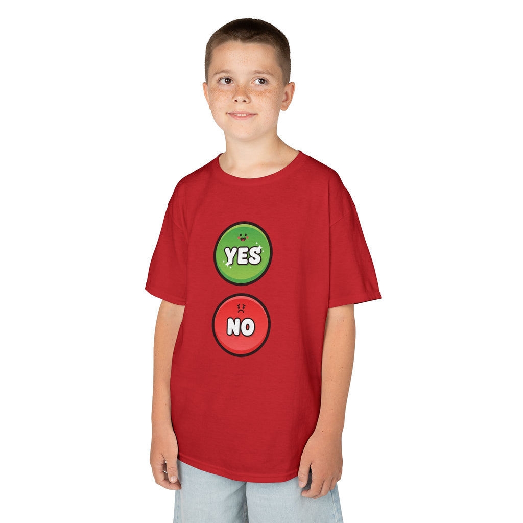 Kids Yes No Communication Tee