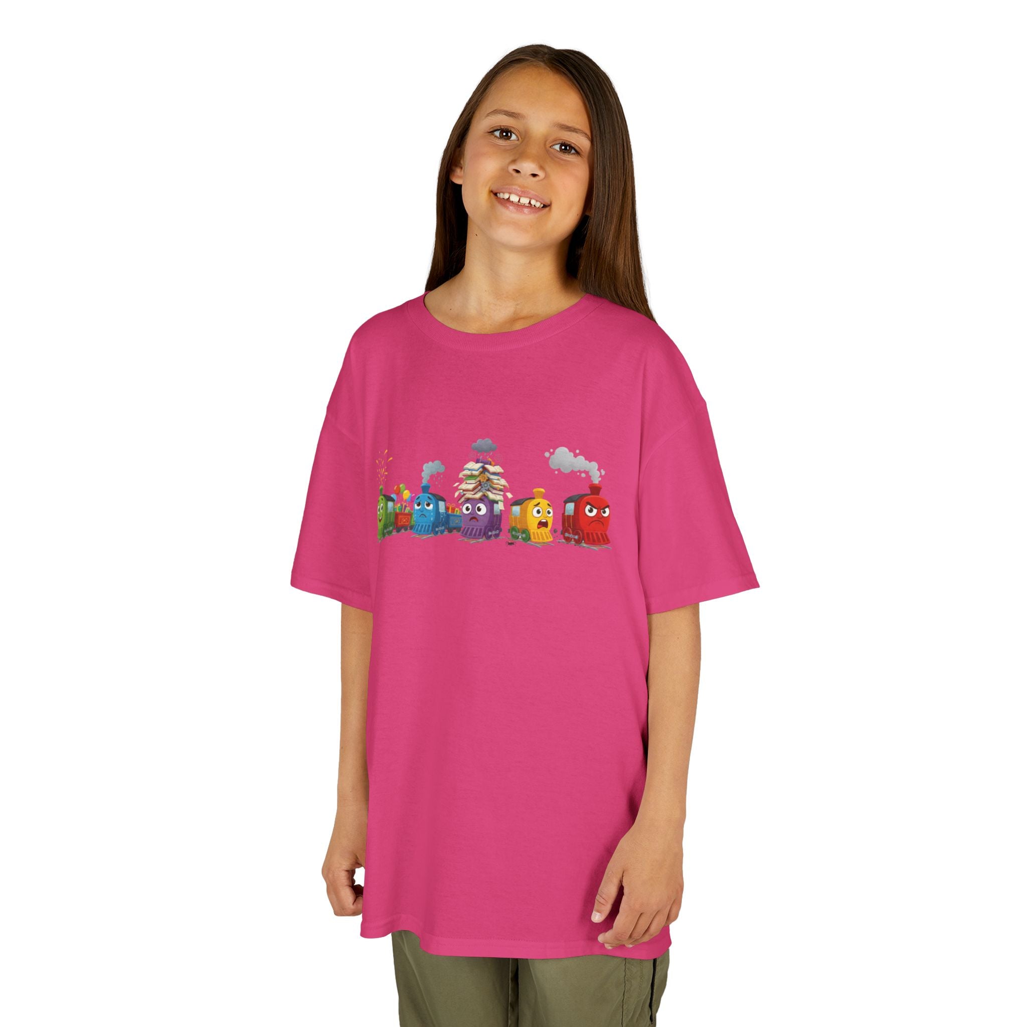 Kids Train Emotion Communication Tee