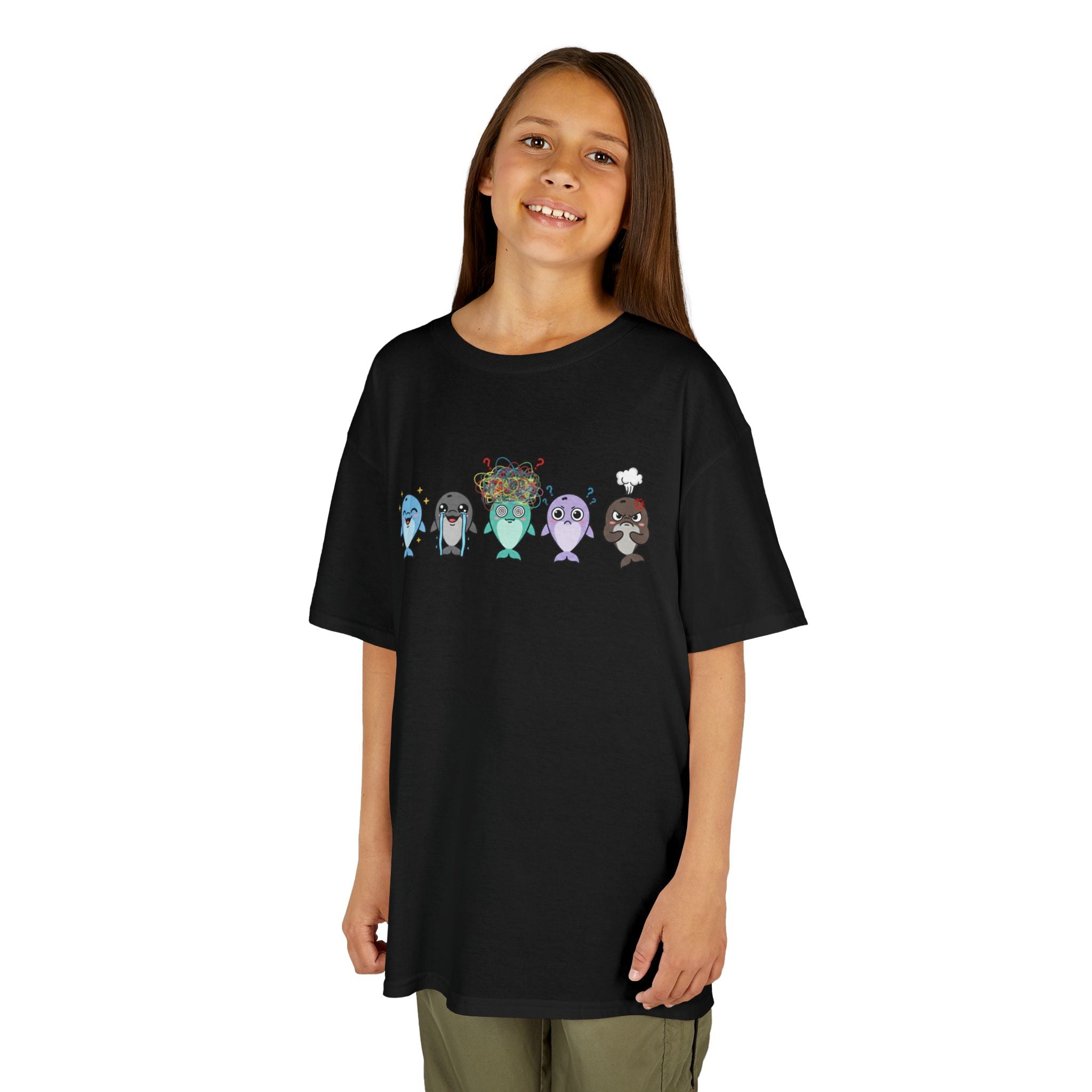 Kids Dolphin Emotion Communication Tee