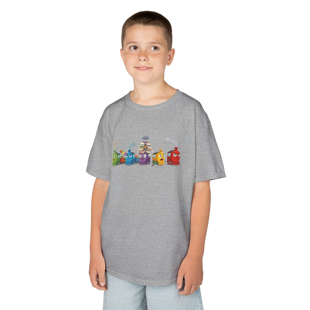Kids Train Emotion Communication Tee