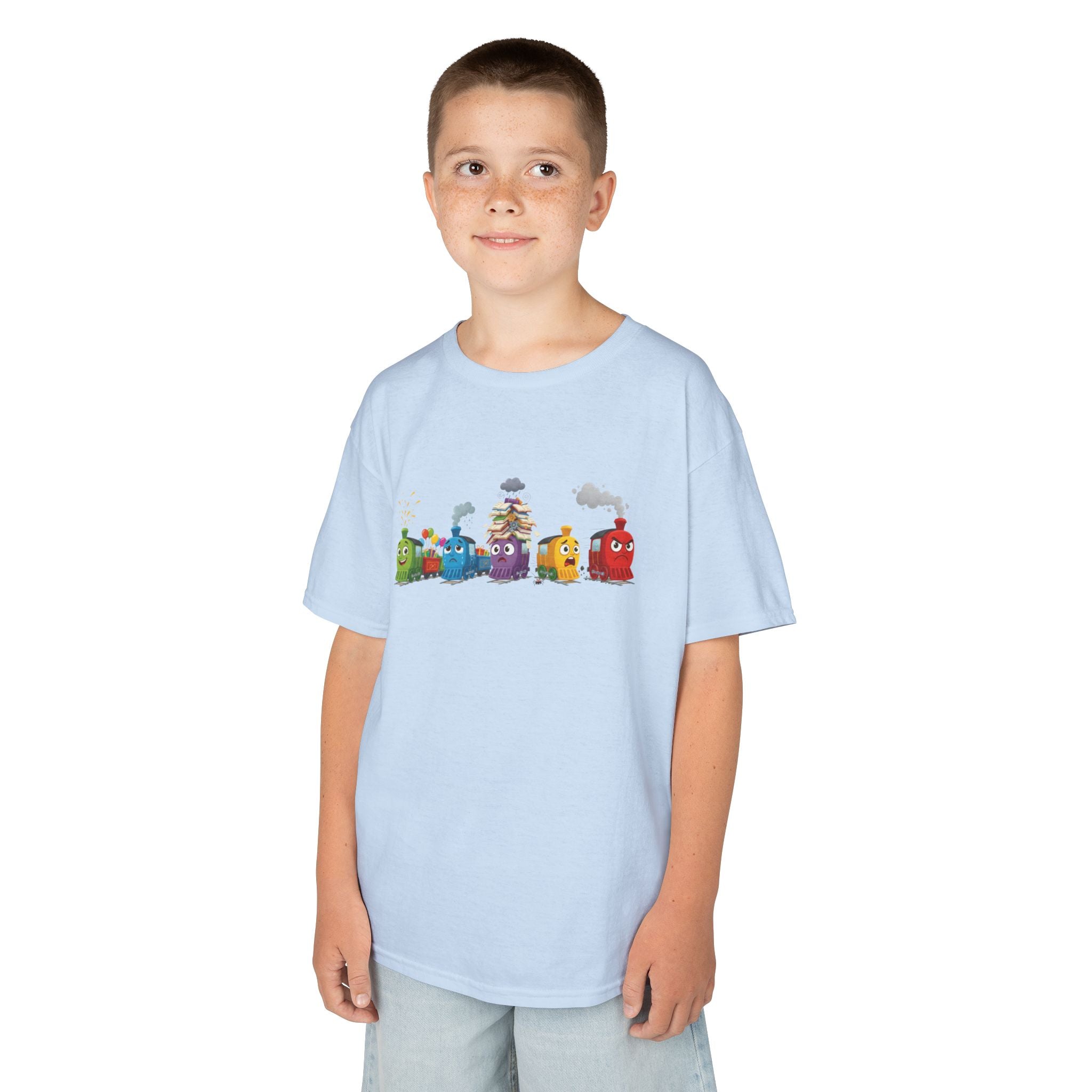 Kids Train Emotion Communication Tee
