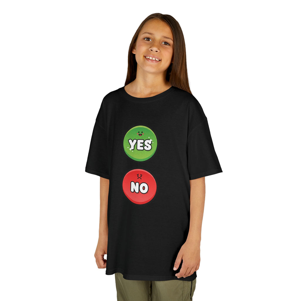 Kids Yes No Communication Tee