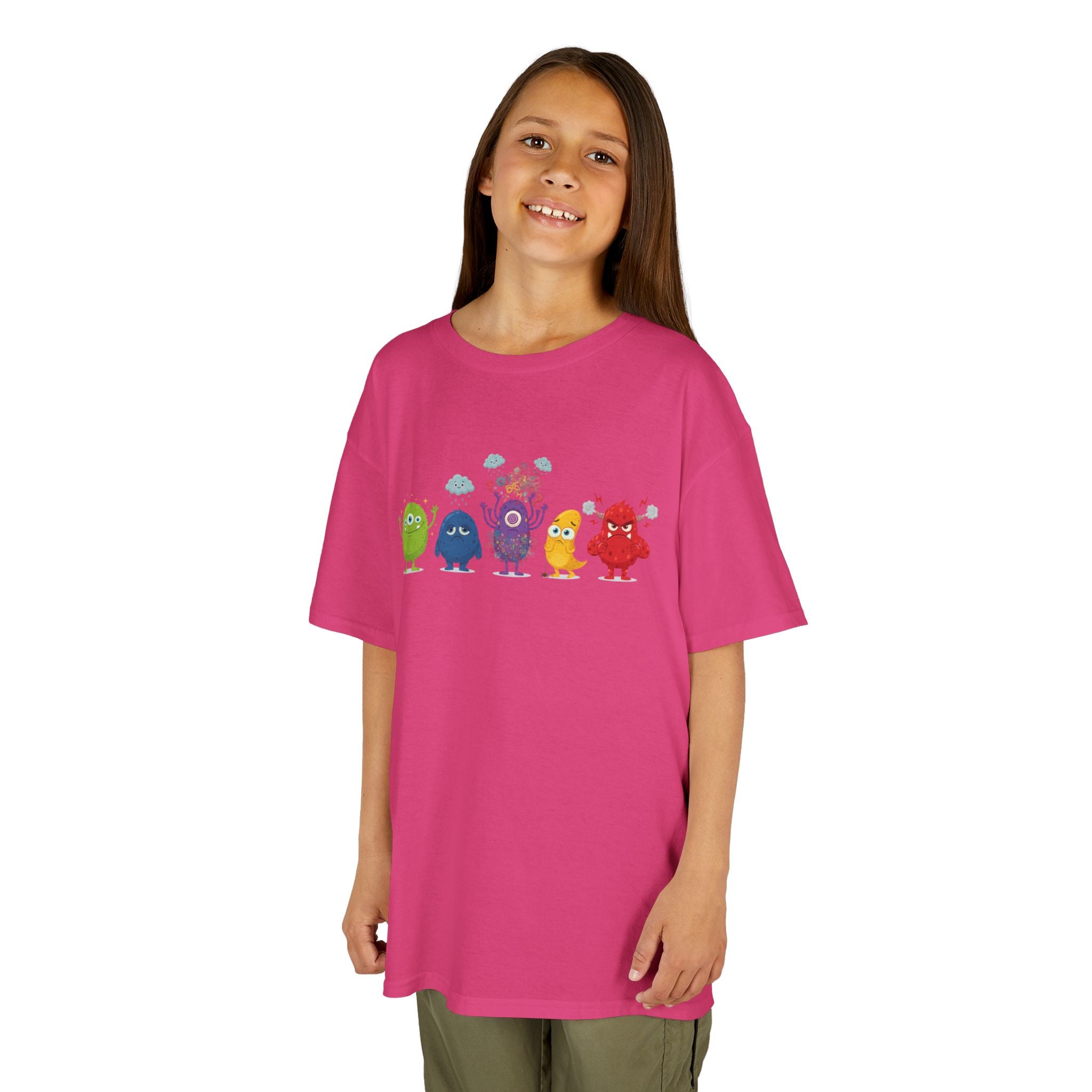 Kids Monster Emotion Communication Tee