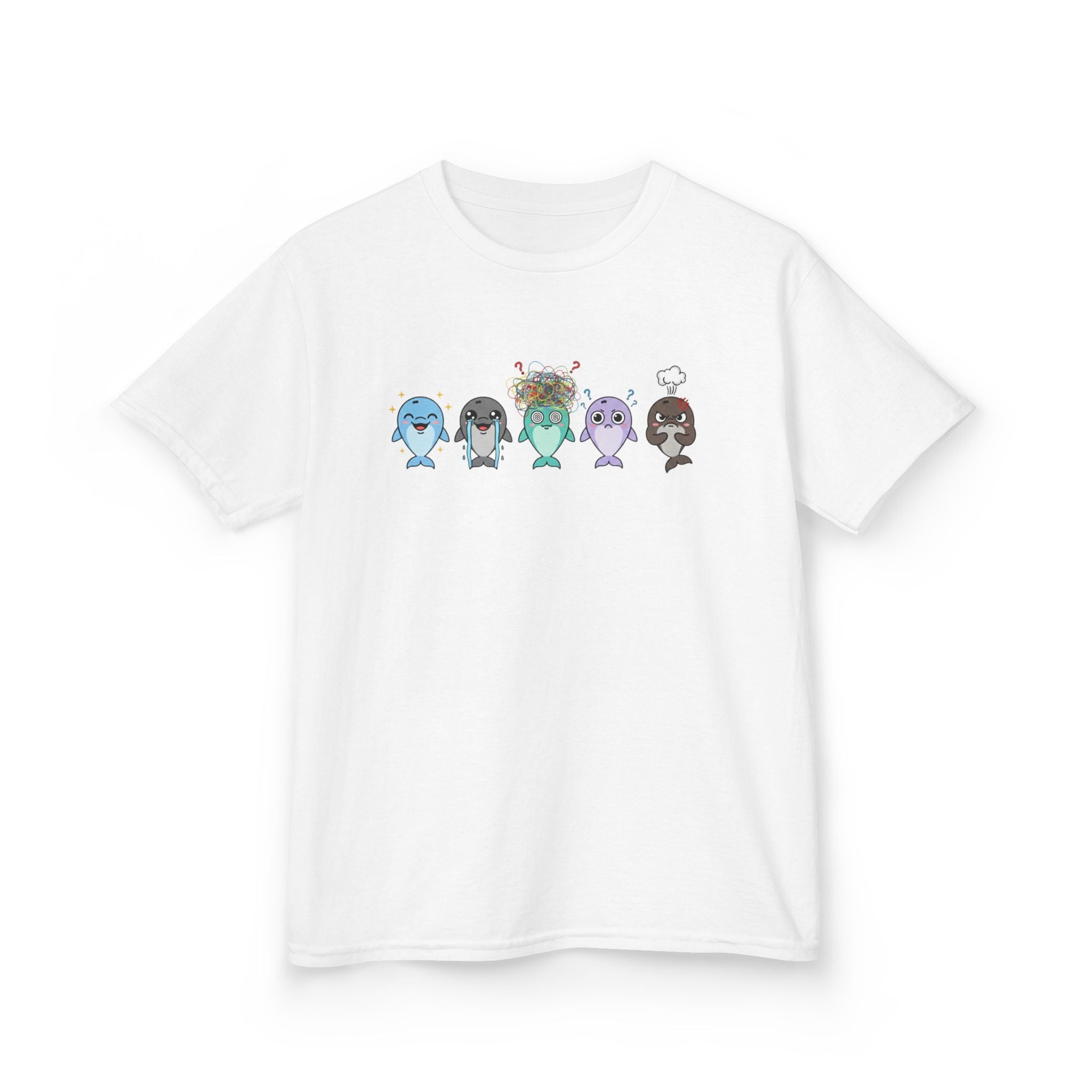 Kids Dolphin Emotion Communication Tee