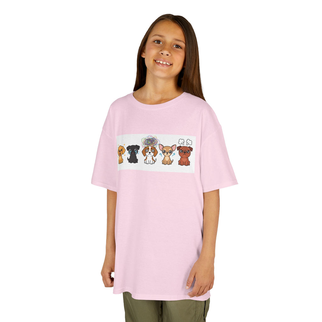 Kids Dog Emotion Communication Tee