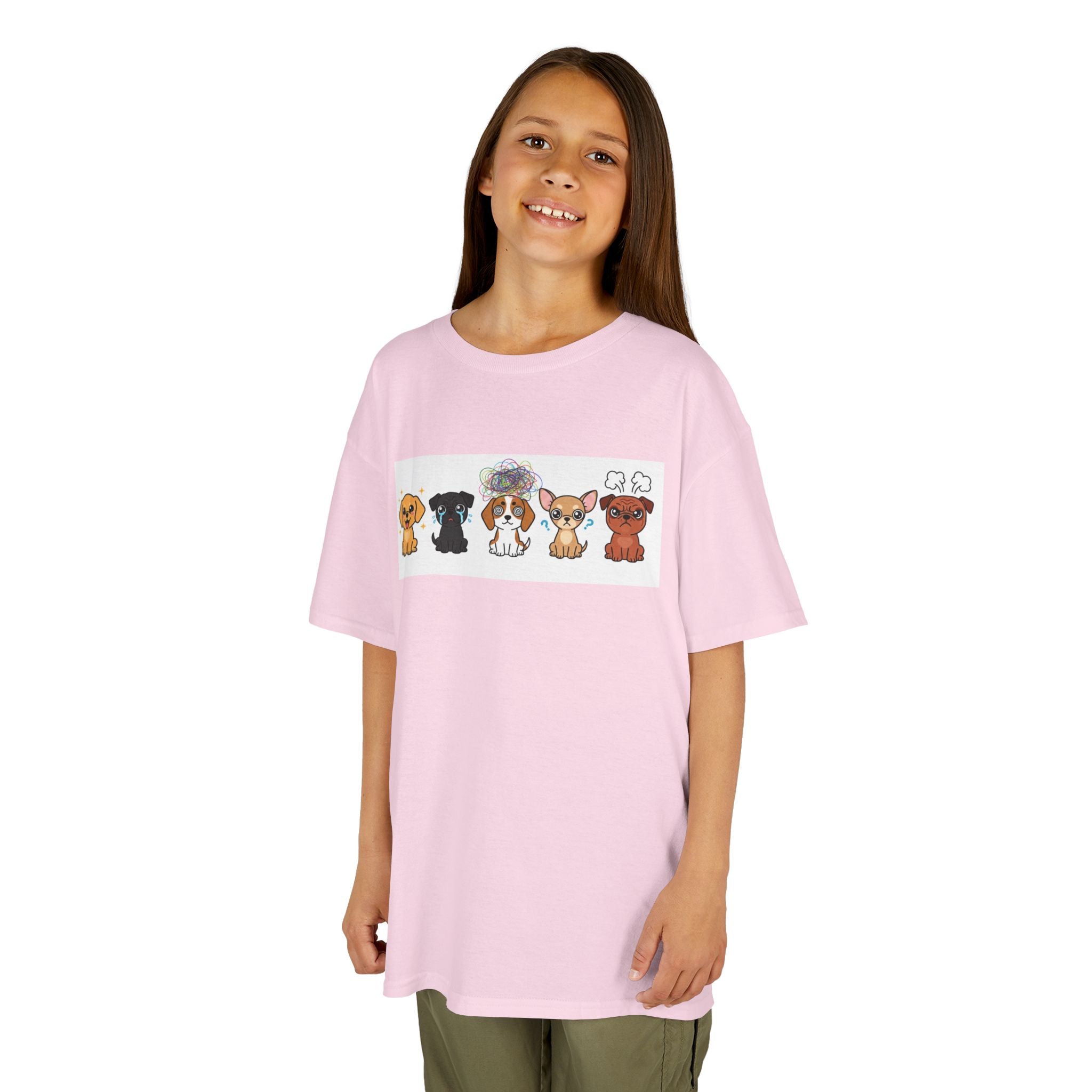 Kids Dog Emotion Communication Tee