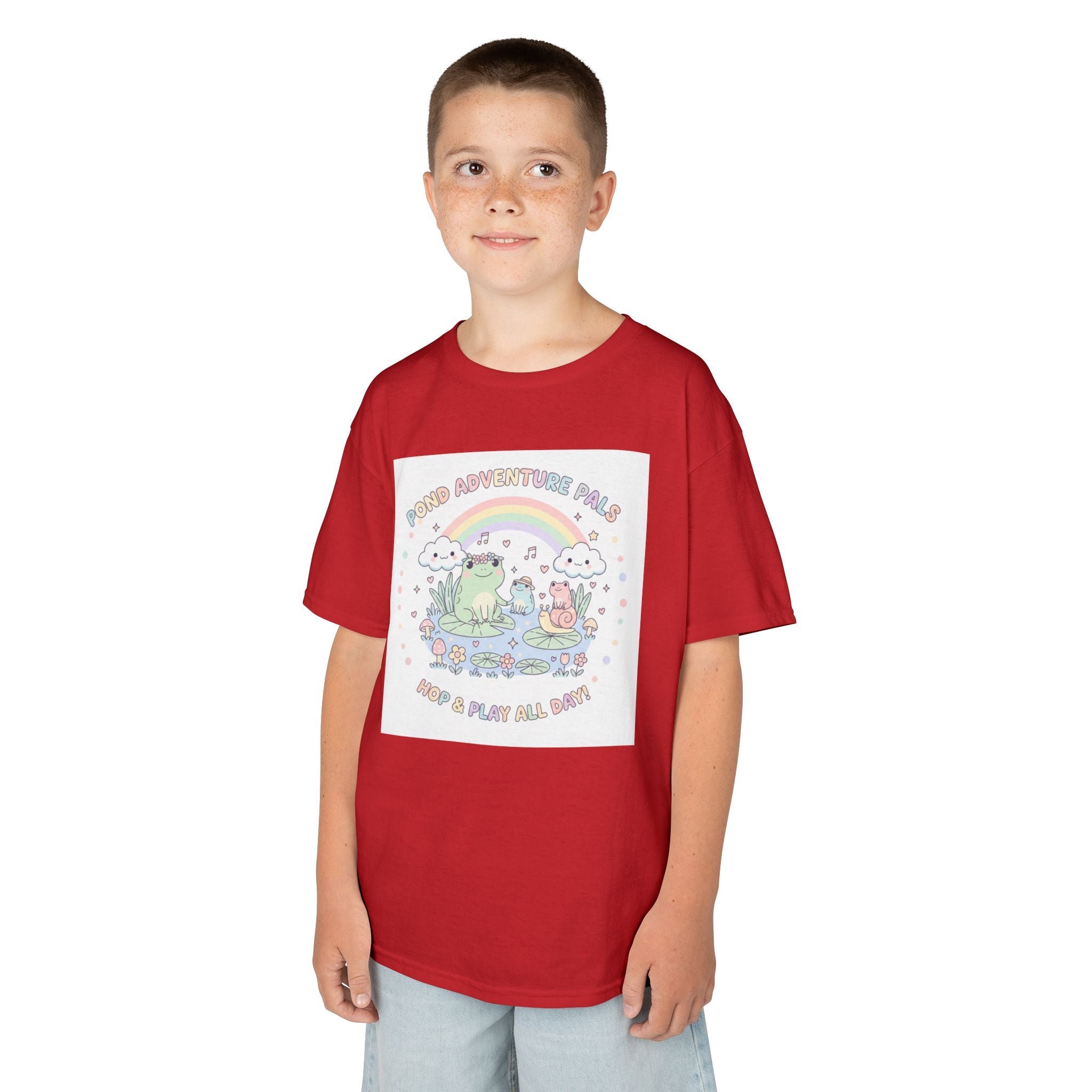 Designed by kids for kids - Playful frogs tee