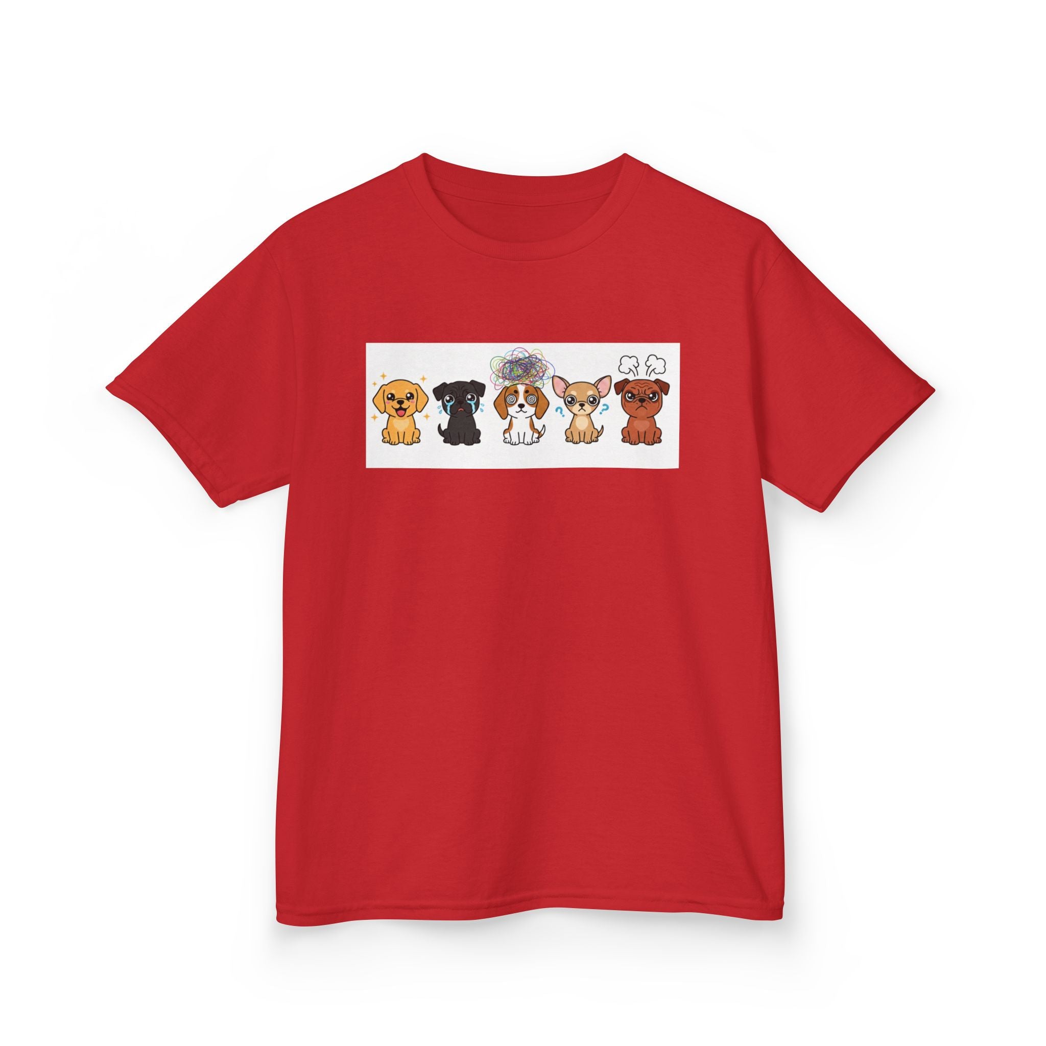 Kids Dog Emotion Communication Tee
