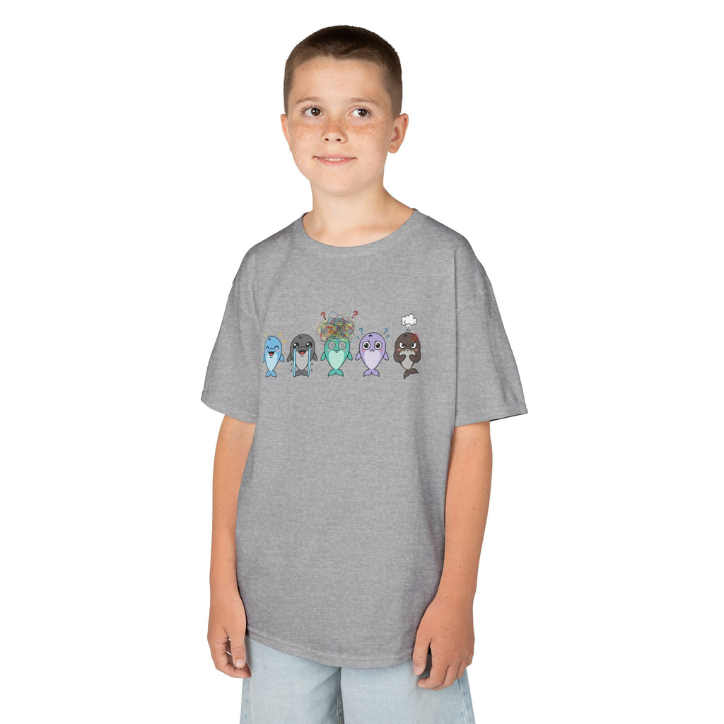 Kids Dolphin Emotion Communication Tee