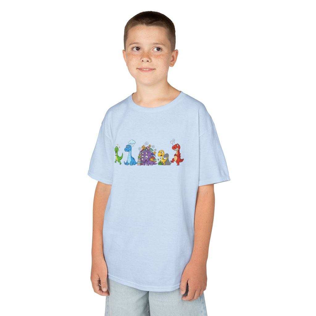 Kids Dino Emotion Communication Tee