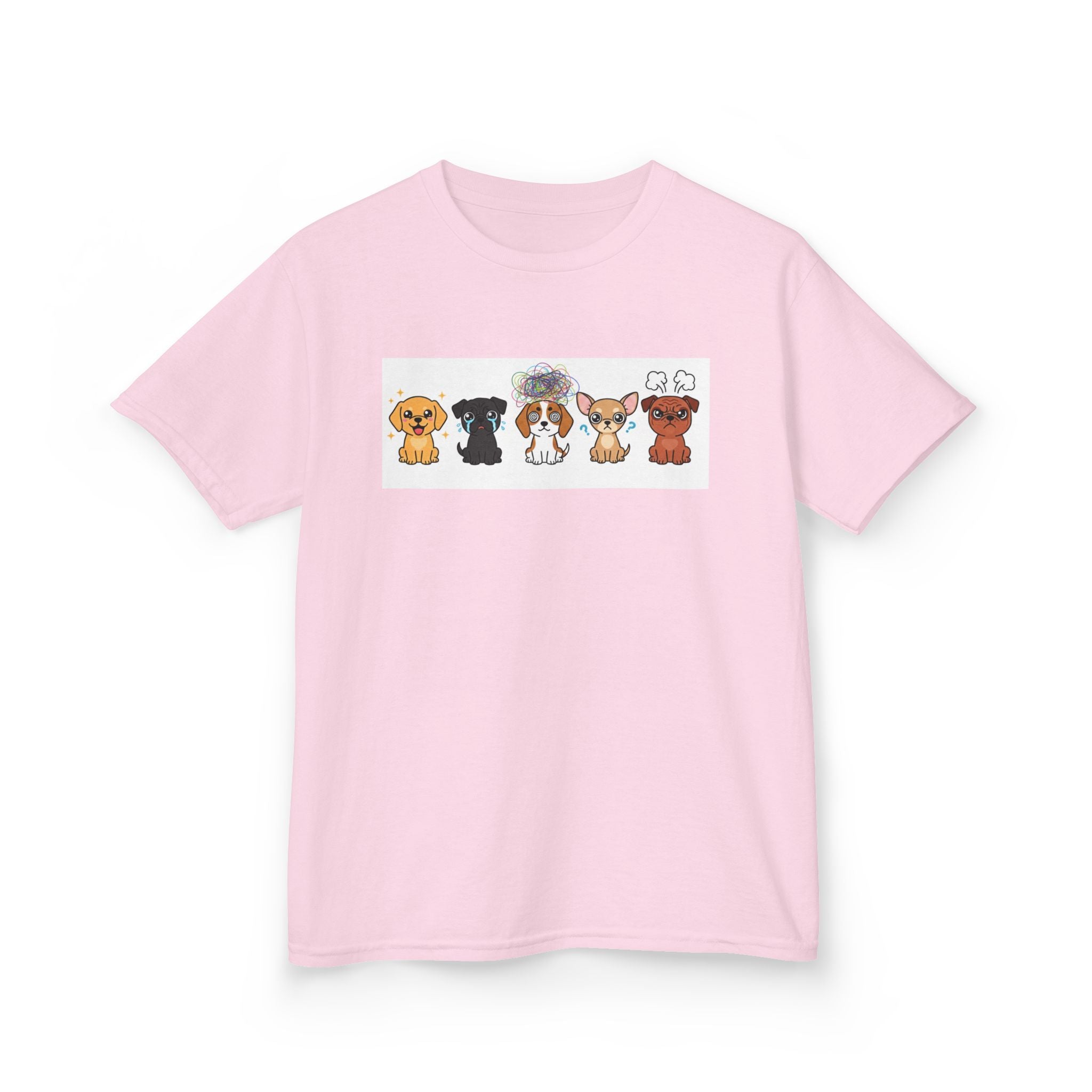 Kids Dog Emotion Communication Tee