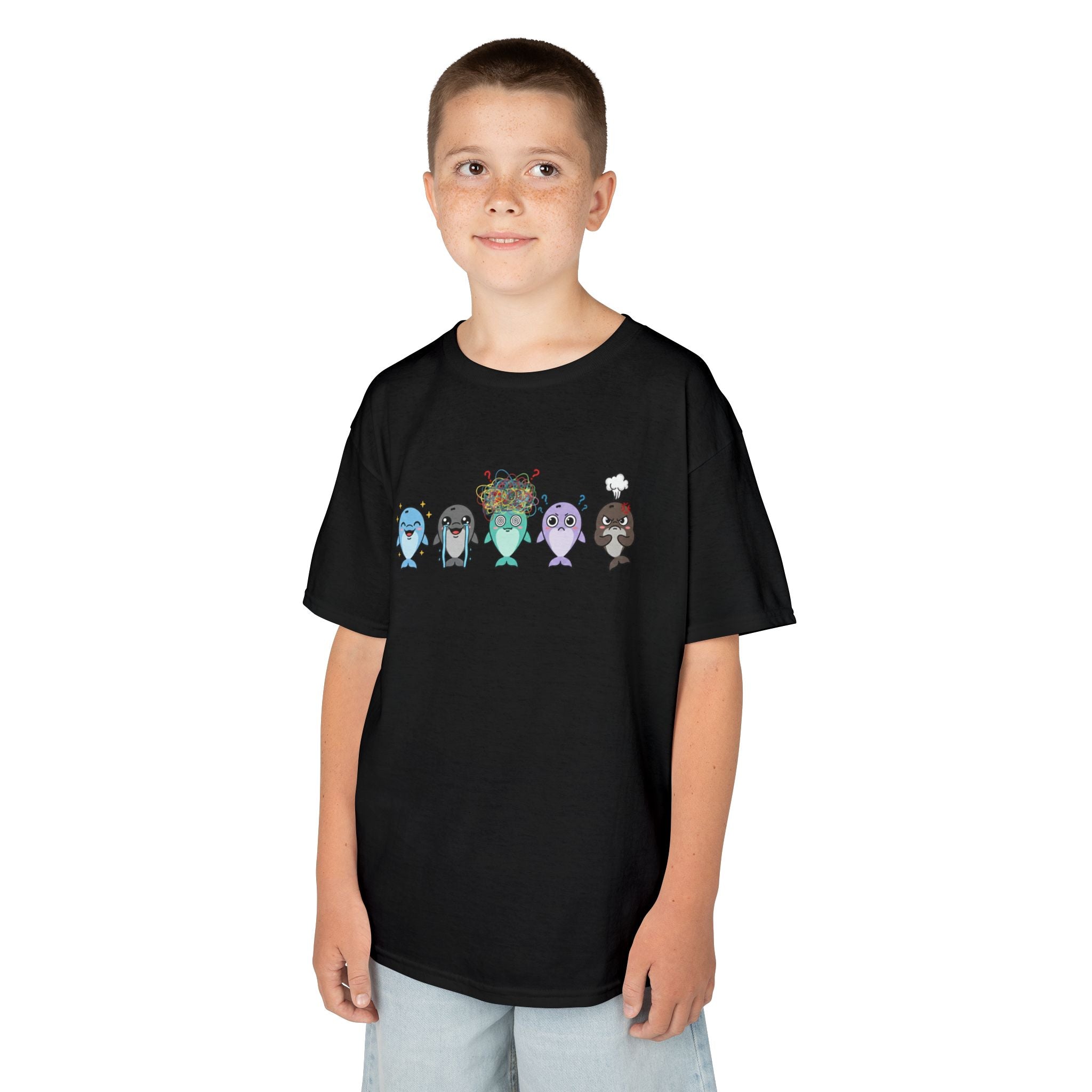 Kids Dolphin Emotion Communication Tee