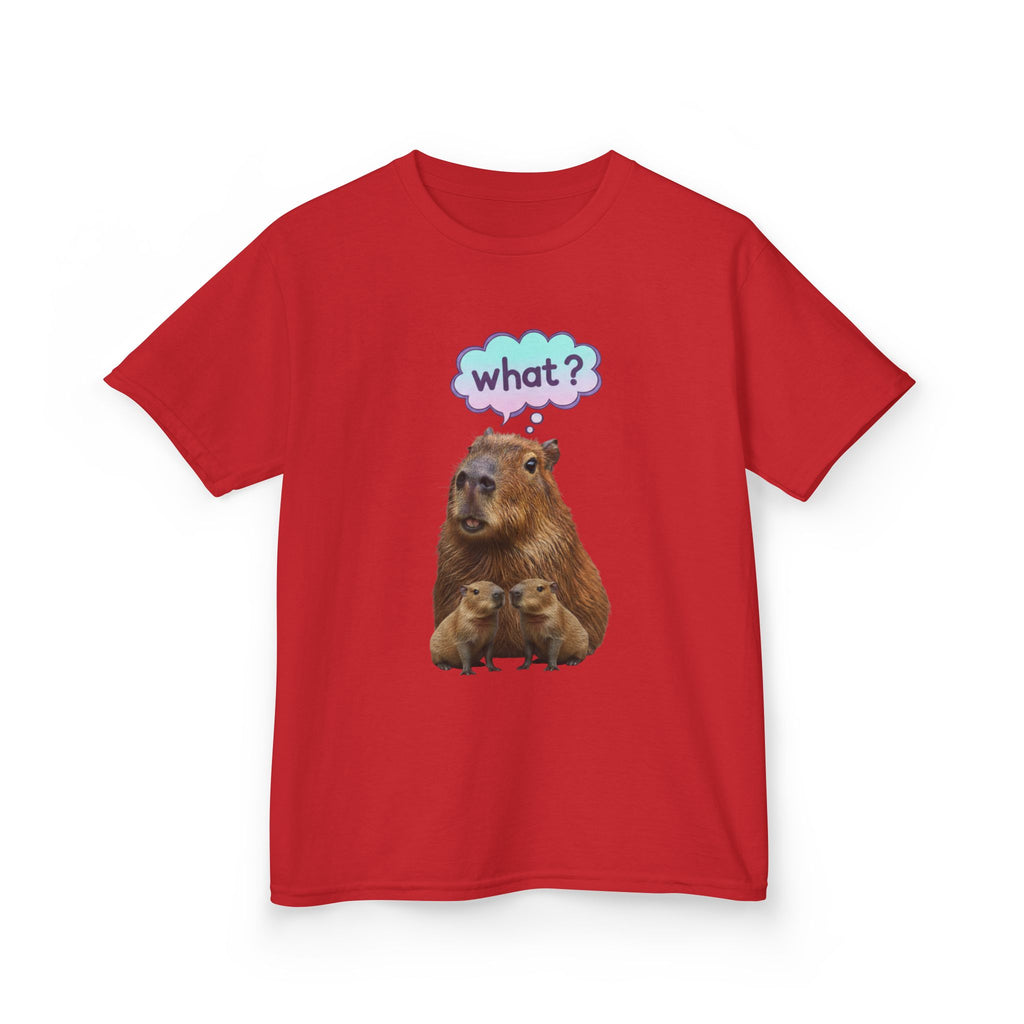 Designed by kids for kids - Funny confused capybara tee