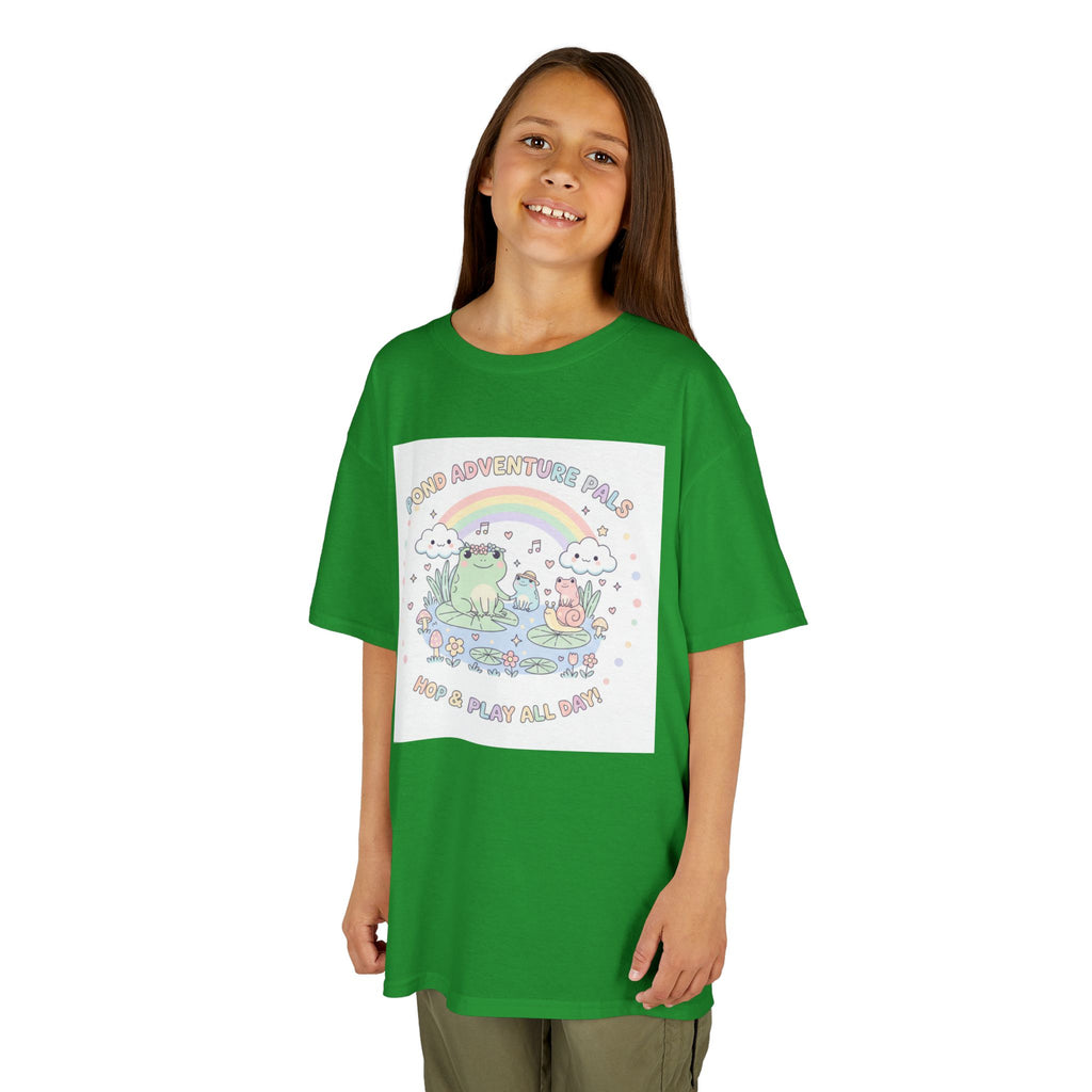 Designed by kids for kids - Playful frogs tee