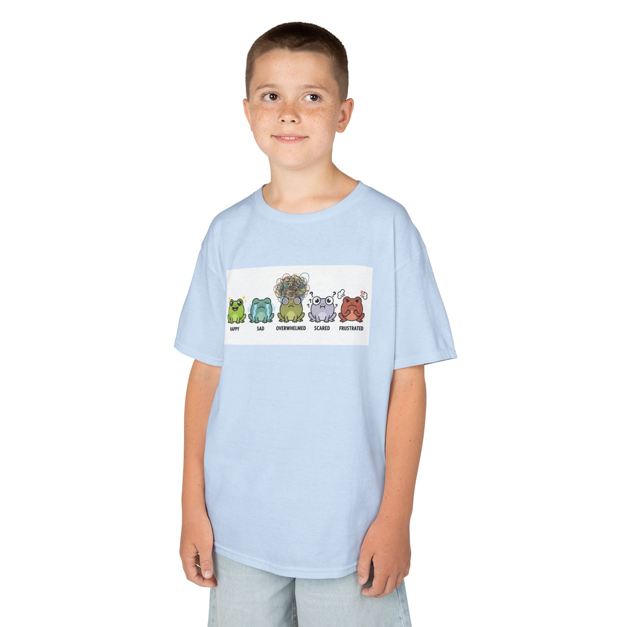 Kids Frog Emotion Communication Tee