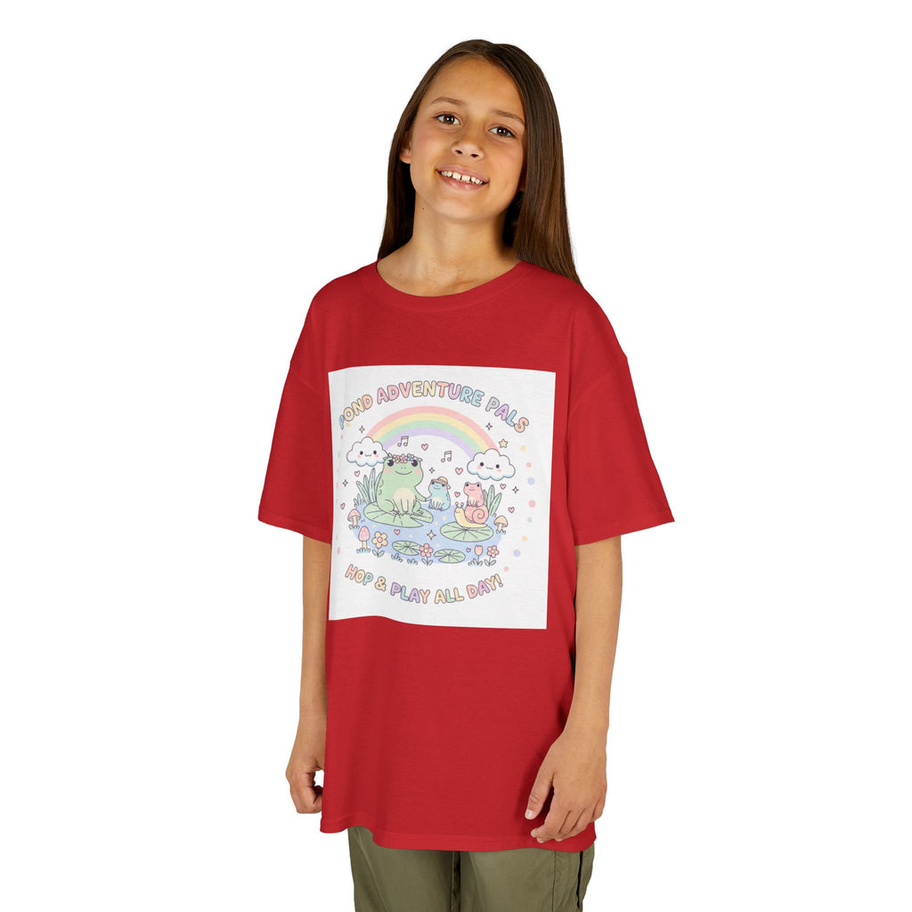 Designed by kids for kids - Playful frogs tee