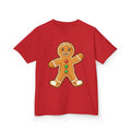 Designed by kids for kids - Cute Christmas gingerbread man tee