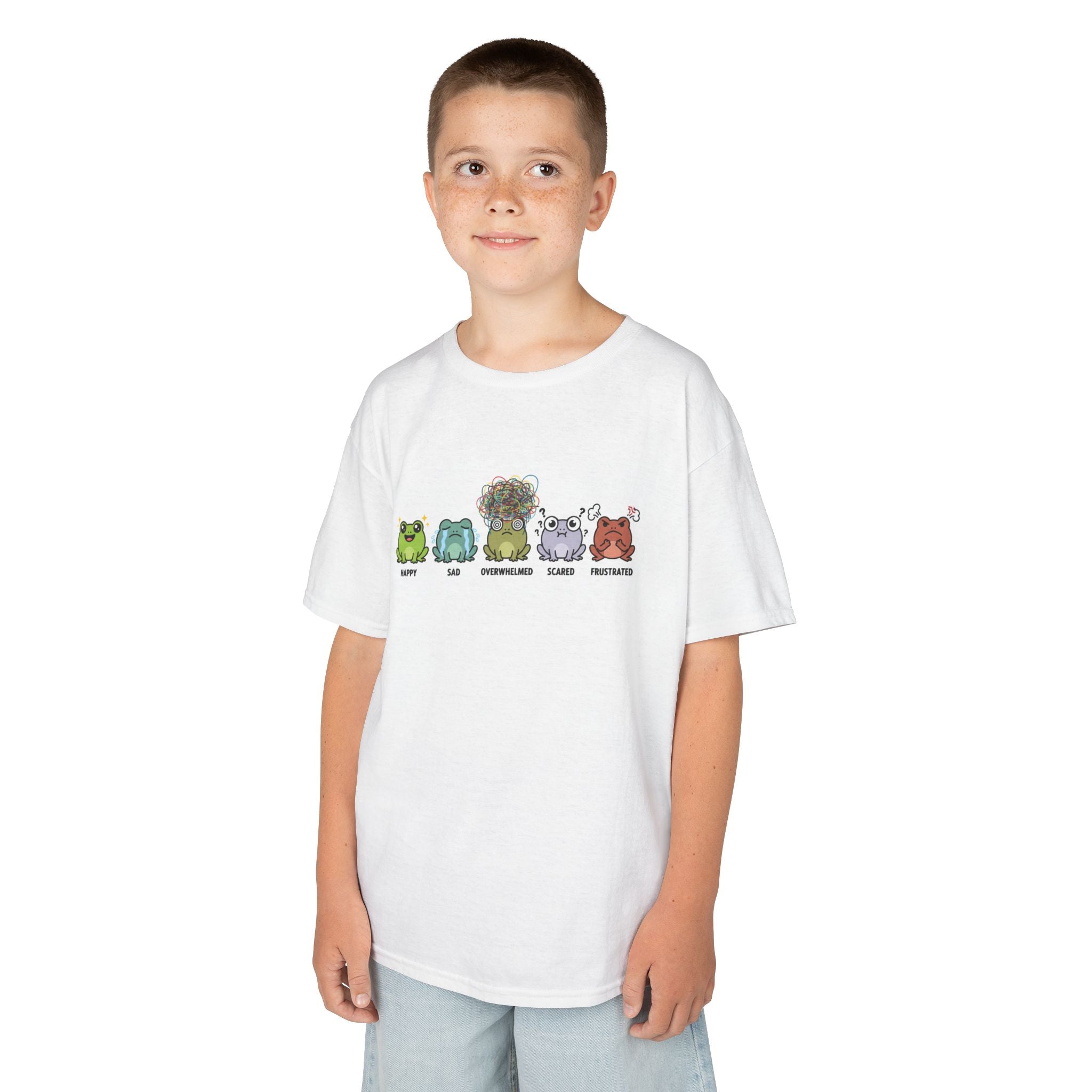 Kids Frog Emotion Communication Tee