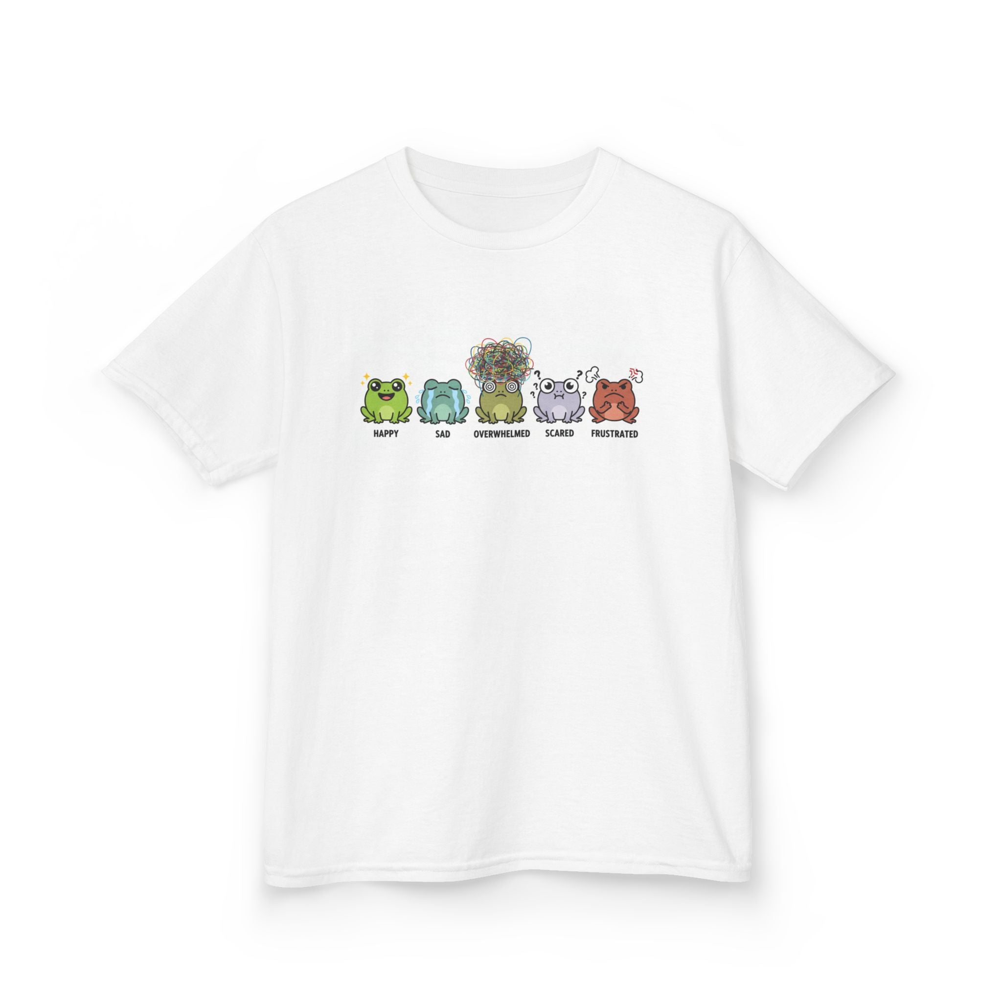 Kids Frog Emotion Communication Tee