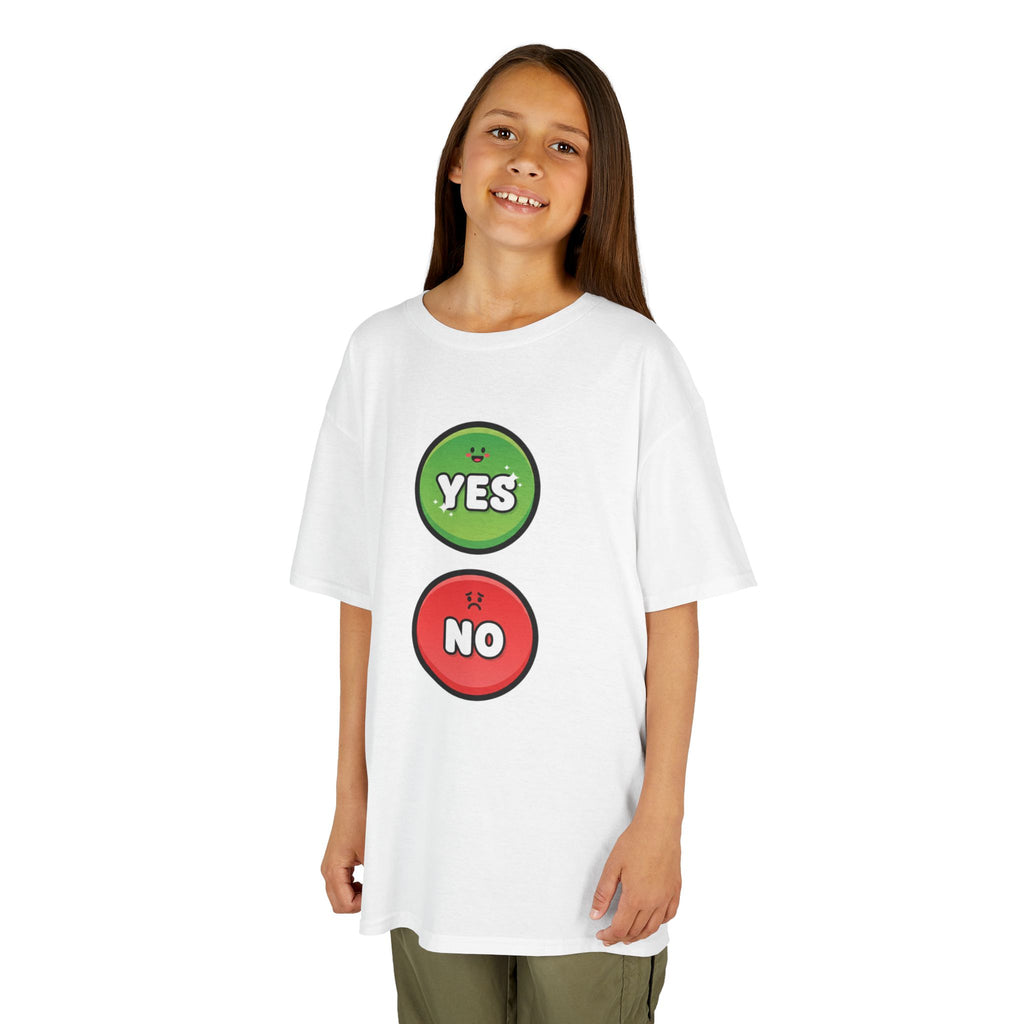 Kids Yes No Communication Tee