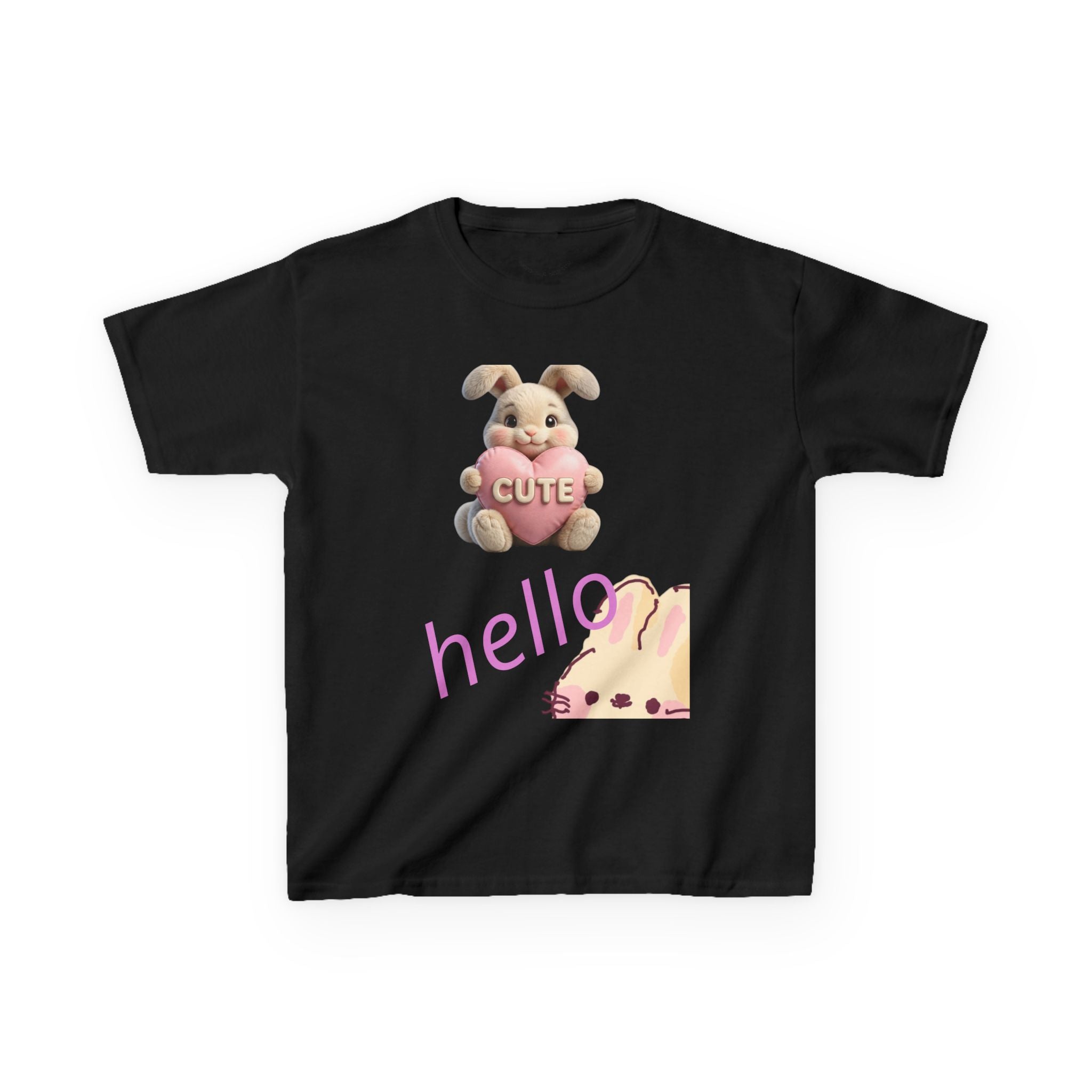 Kids Bunny 'Hello Cute' T-Shirt