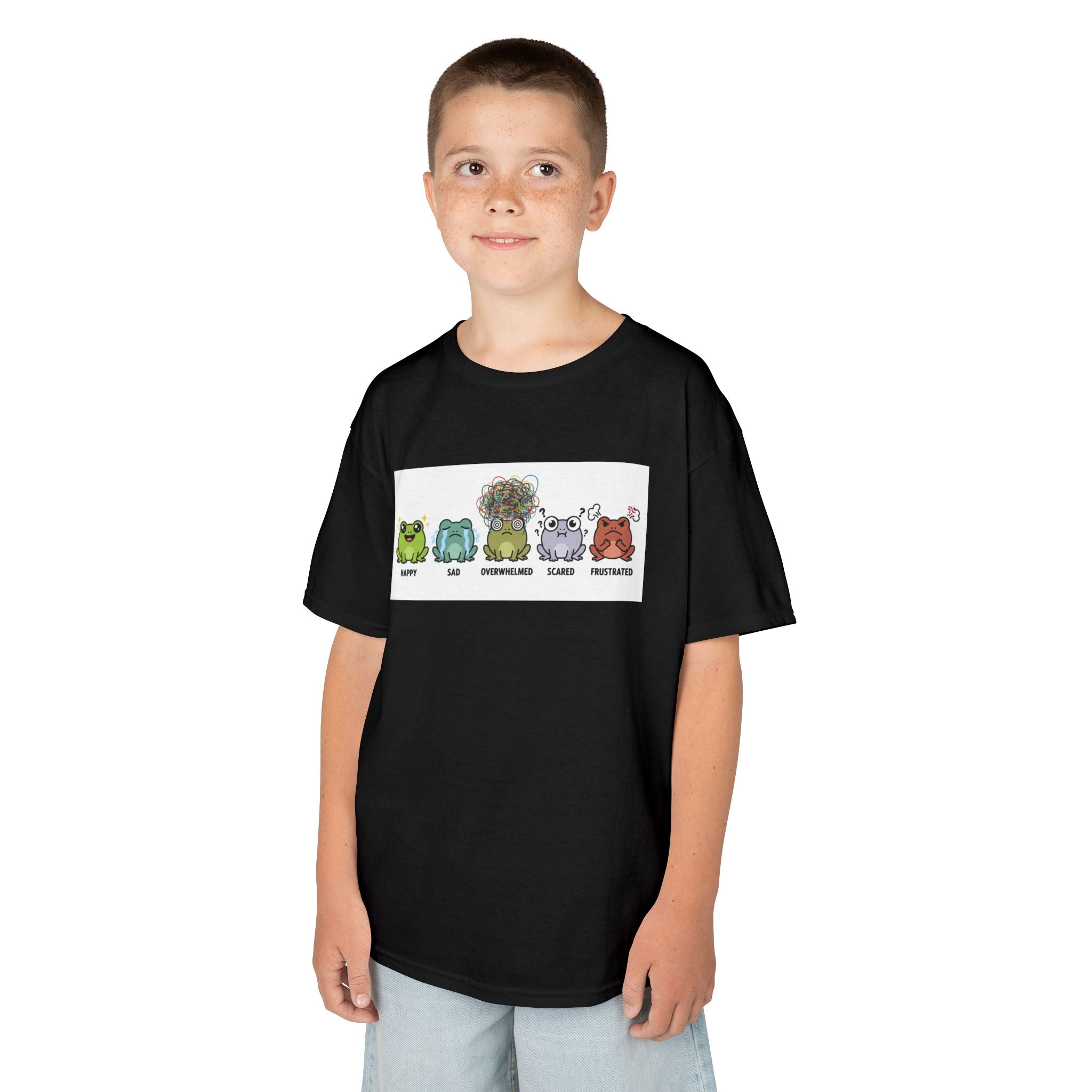 Kids Frog Emotion Communication Tee