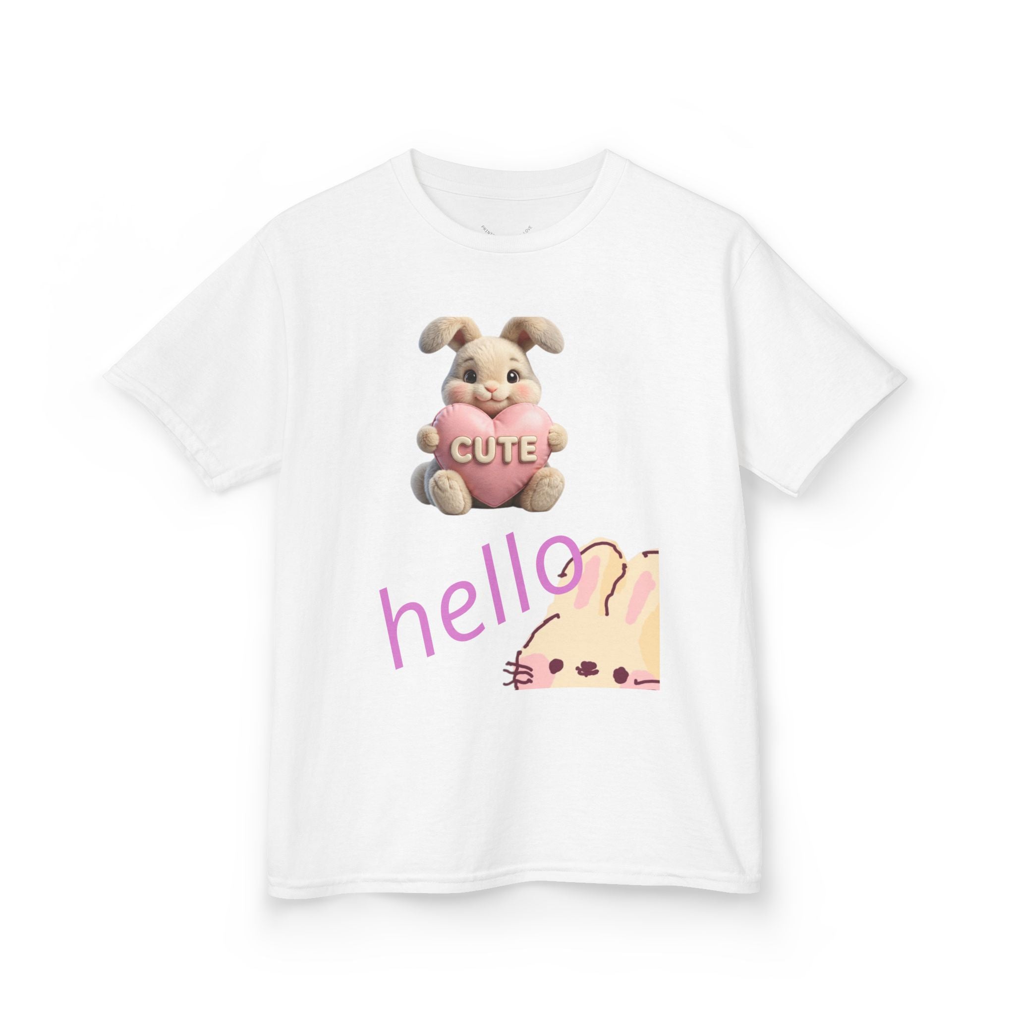 Kids Bunny 'Hello Cute' T-Shirt