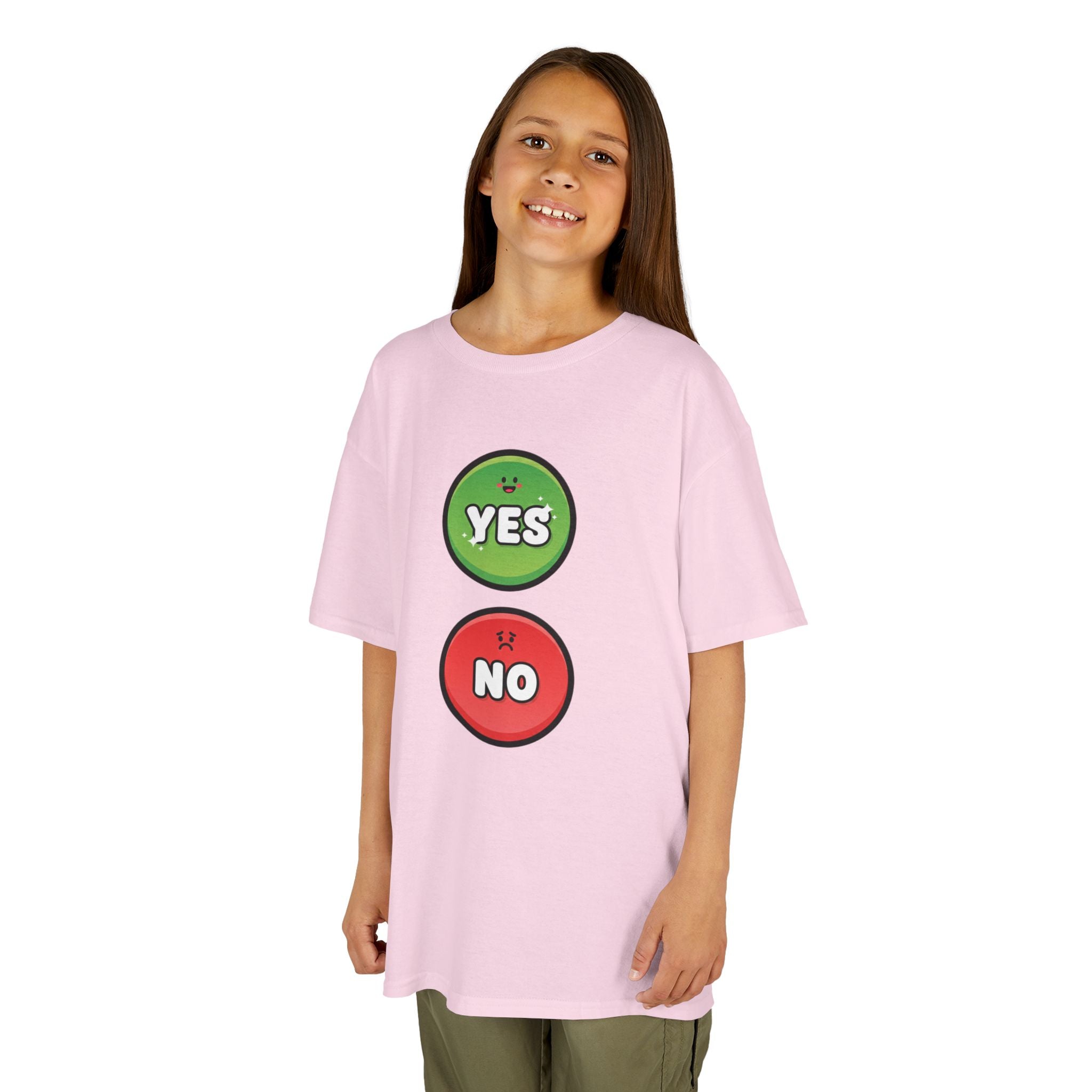 Kids Yes No Communication Tee