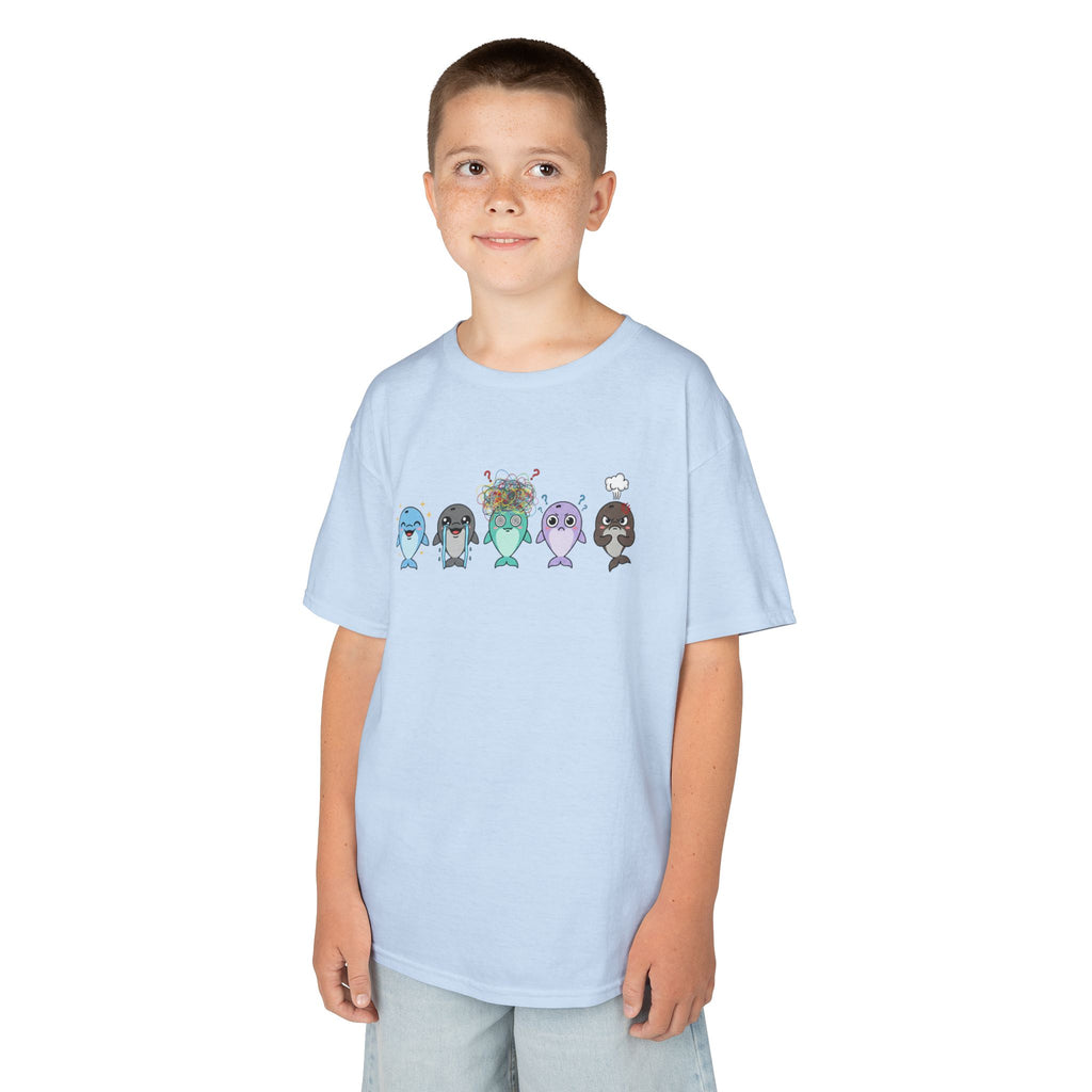 Kids Dolphin Emotion Communication Tee