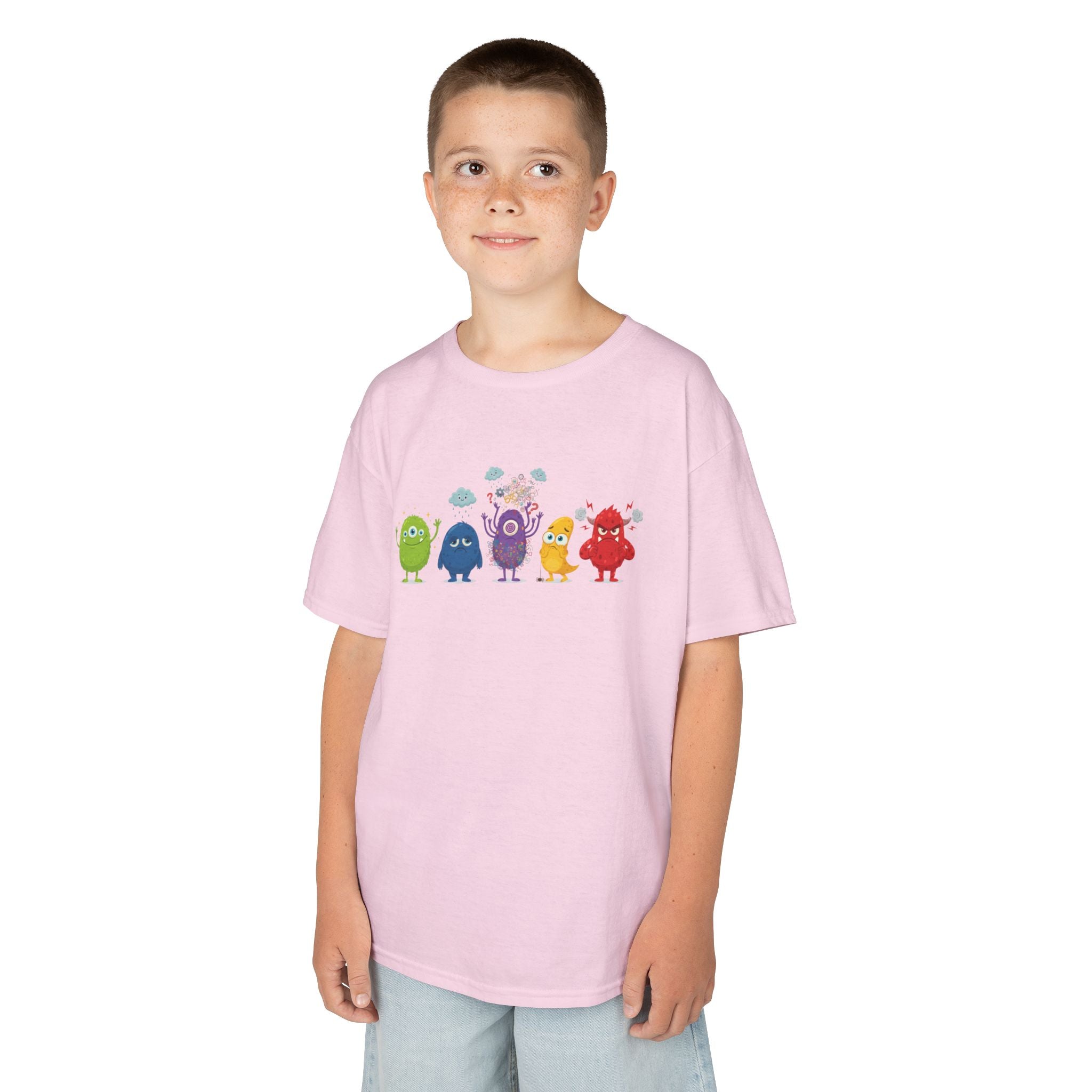 Kids Monster Emotion Communication Tee