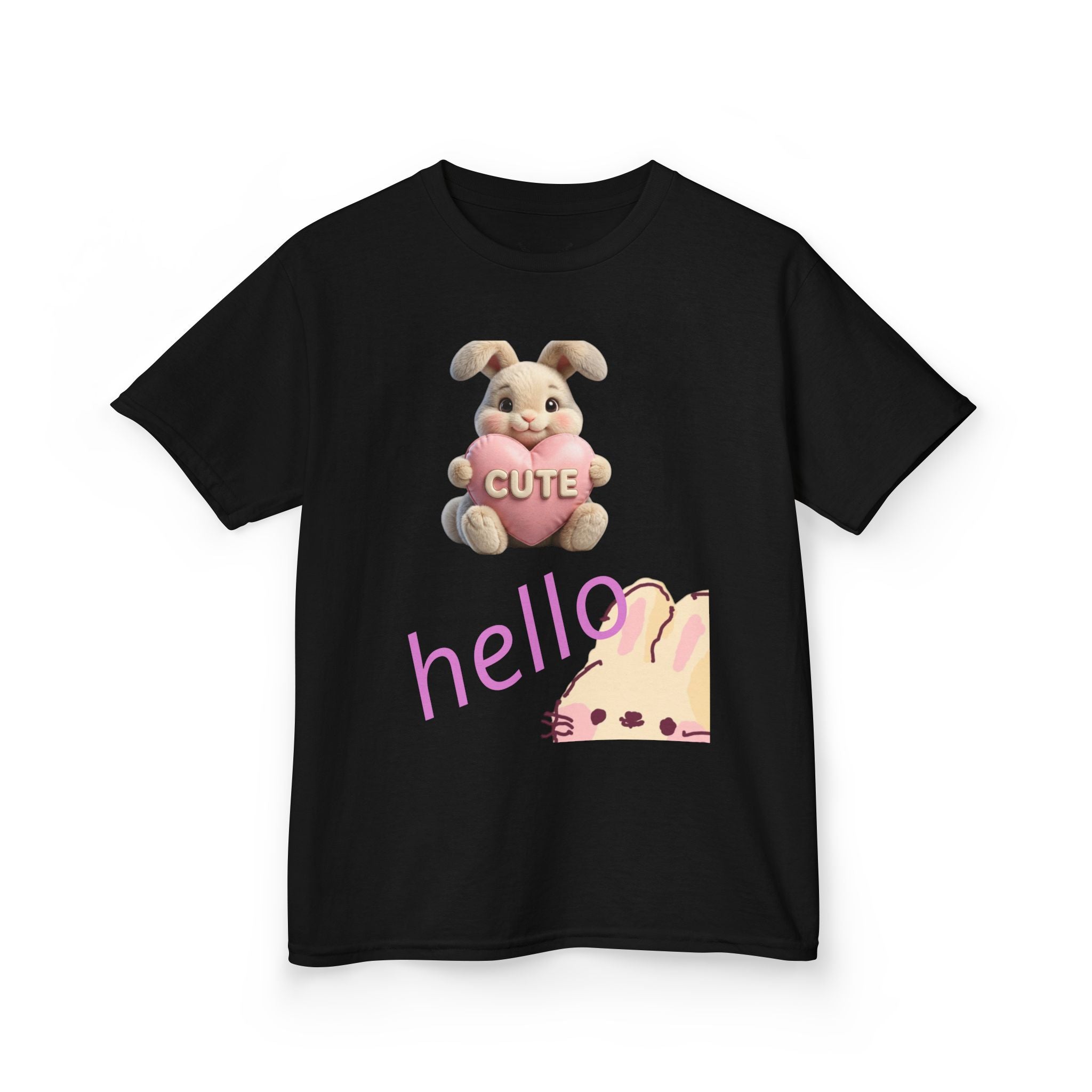 Kids Bunny 'Hello Cute' T-Shirt