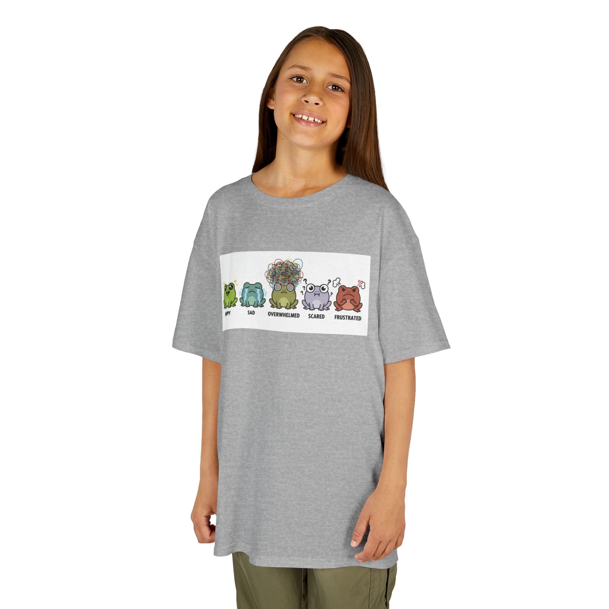 Kids Frog Emotion Communication Tee