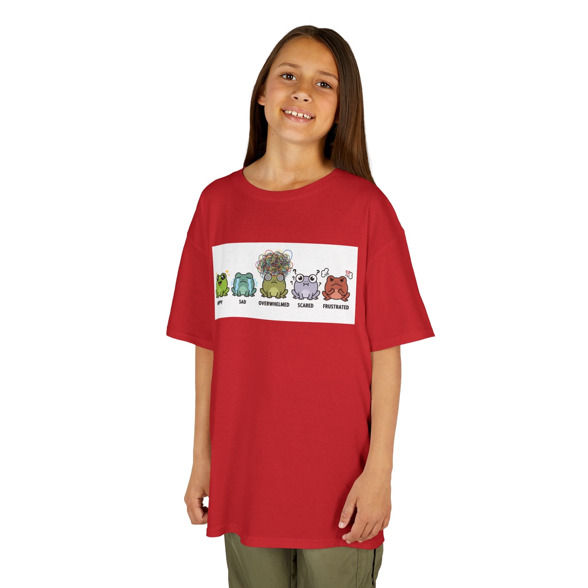 Kids Frog Emotion Communication Tee